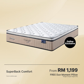 [Online Exclusive] Orthorest SuperBack Comfort Mattress